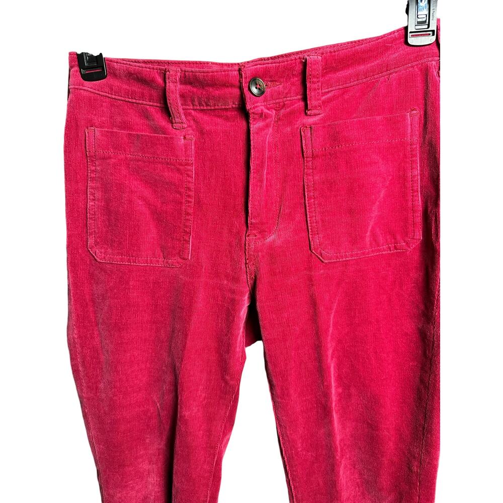 Anthropologie Pilcro High-Rise Skinny Corduroy Jeans Womens 28 dark pink - Picture 3 of 10